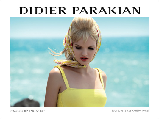 Advertising campaign for Didier Parakian Spring Summer 2012